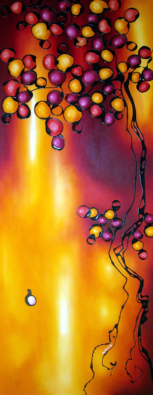 Fruit Tree 46 - 16" x 40" - $350