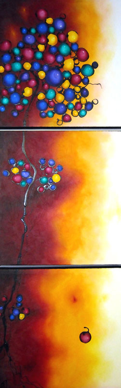 Fruit Tree 60 - 24" x 72" - $500