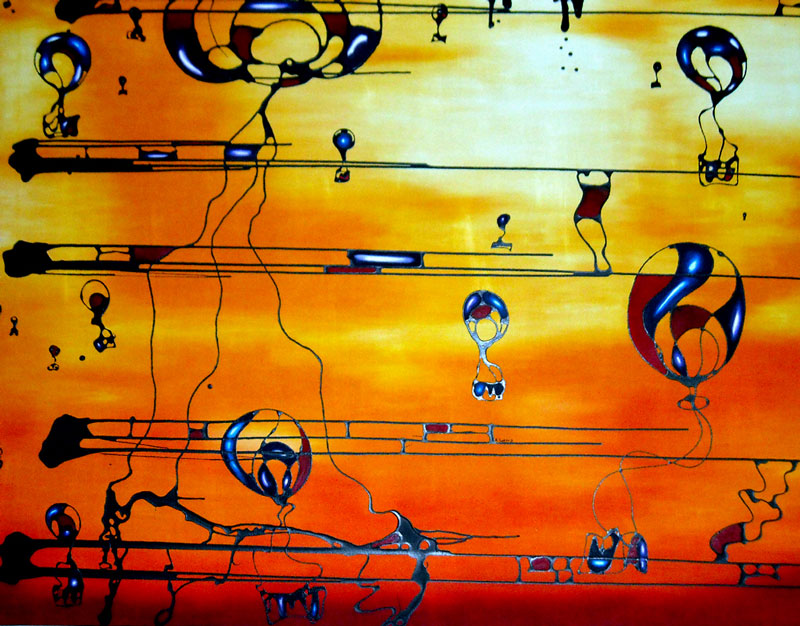 Great Balloon Race - 46" x 60" - $900