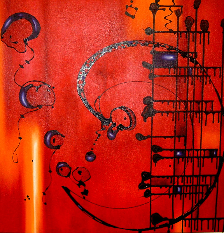 Let Go Of Number 4 - 30" x 30" - Not for sale