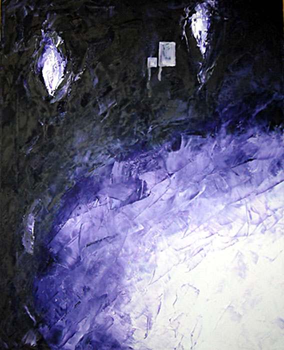 Purple Fire - 16" x 20" - $100