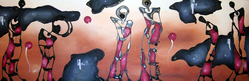 Red Balloon 3 - 6" x 8" - $100